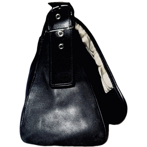 Coach Black Leather Shoulder Bag - Picture 7 of 11
